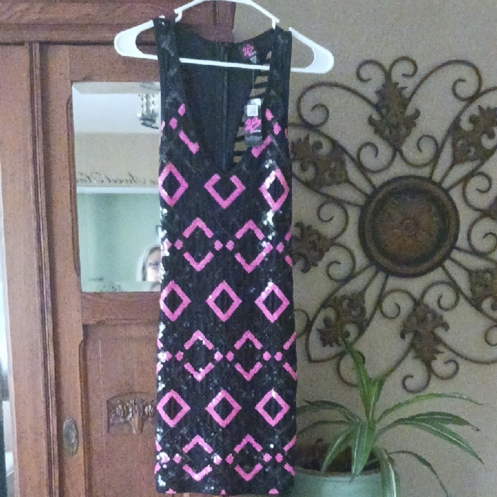 Bnwt BEBE Sequin Dress